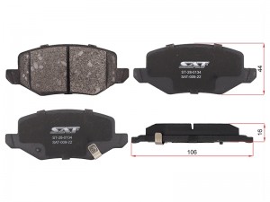 Колодки тормозные зад HAVAL JOLION 4WD ST280134 ST280134 SAT