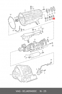 0CJ409400C ASEAL 0CJ409400C VAG