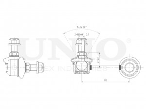 Стойка стабилизатора задняя правая SSP-50172 UNIO