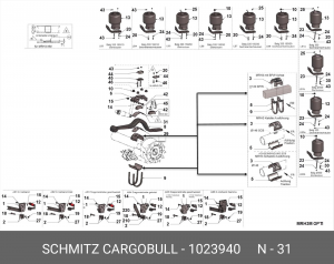 Прокладка надрессорная 1023940 SCHMITZ CARGOBULL