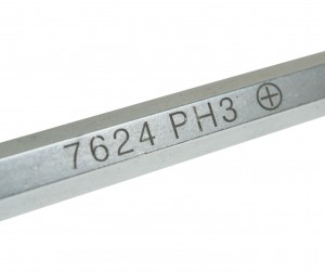 Отвертка крестовая PH 3.0х250мм усиленная со сквозным стержнем (сталь Cr-Mo) JTC JTC-7624 JTC TOOLS