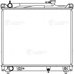 Радиатор охл. для ам Suzuki Grand Vitara (98-) 2.0i,2.5i M,A (LRc 24145) LRC 24145 LUZAR