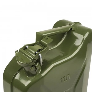 Канистра для бензина 10 л сталь (прижимная крышка) по ГОСТ /AIRLINE/ ACF-10G AIRLINE