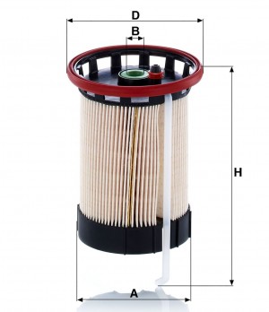 Фильтр топливный PU 8015 MANN FILTER