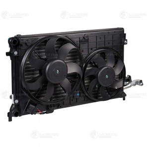 блок охлаждения! радиатор+конденсор+вентилятор\ Skoda Octavia A5 04> LRK 1840 LUZAR