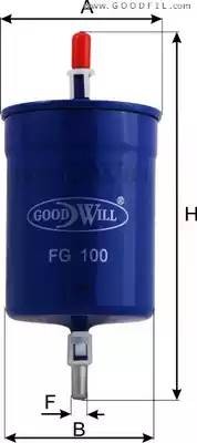 Фильтр топливный  FG100 FG 100 GOODWILL