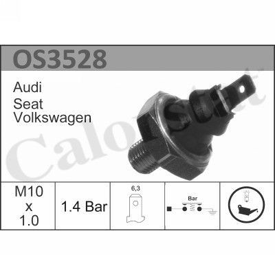 датчик давления масла! 1.4 Bar\ Audi 80-100/A3/A4/A6 1.6-2.8i/2.0D 86> OS3528 VERNET