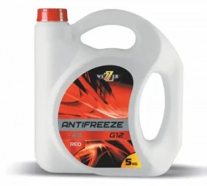 Антифриз красный -40C 5кг G12 WEZZER 4608868 WEZZER