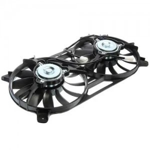 Вентилятор ВАЗ-21214 электрический двойной в сборе MEGAPOWER 13015002 MEGA POWER