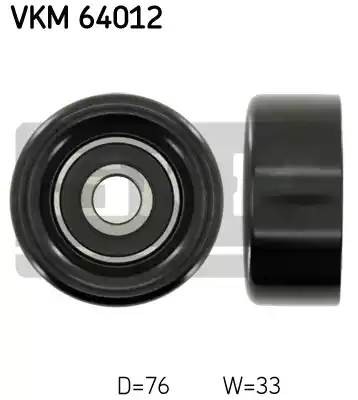 KIA SORENTO/HYUNDAI H1 2003> 2.5 CRDi VKM64012 SKF