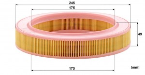 VW GOLF I/ POLO 79-94 1.3 C 2540 MANN FILTER