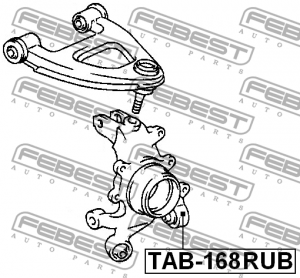 Сайлентблок задней цапфы TAB-168RUB FEBEST
