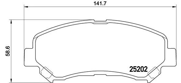 Колодки тормозные P79028 P79028 BREMBO