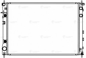 Радиатор охл. для ам Subaru Tribeca (04-) 3.0i,3.6i (LRc 2210) LRC 2210 LUZAR