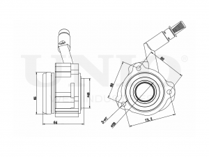 Муфта сцепления гидравлическая CLT-30025 UNIO