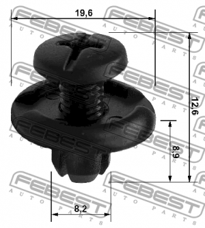 Клипса HONDA ACCORD 94-02, CIVIC 92-00 88570-044 88570-044 FEBEST