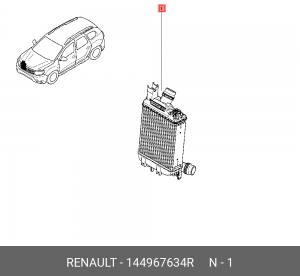 RENAULT DUSTER (2012>) 144967634R RENAULT