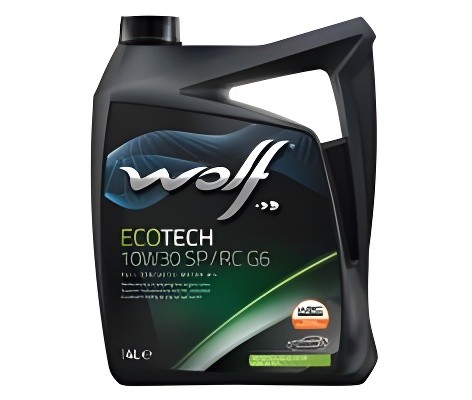 WOLF ECOTECH 10W30 SP/RC G6 4L ILSAC GF-5 ILSAC GF-6 A 1047302 WOLF