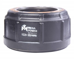 Барабан тормозной КАМАЗ-6520 MEGAPOWER 350-32-026 MEGA POWER