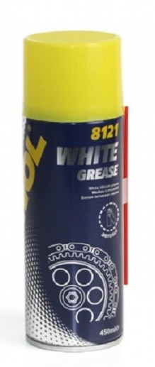 Смазка белая литиевая 8121 White Grease 450мл 2437 MANNOL