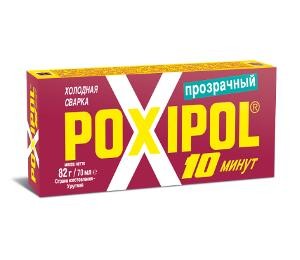 Клей эпоксидный двухкомпонентный прозрачный 70мл POXIPOL ST02080 POXIPOL