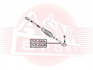 Наконечник поперечной рулевой тяги 2121CA2L 2121-CA2L ASVA