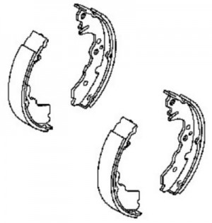 K2397 колодки тормозные барабанные!\ Toyota Avensis K2397 MK KASHIYAMA