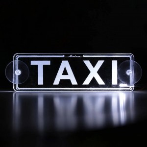 Знак TAXI на ветровое стекло в прикуриватель 12V AIRLINE ATL-12-03 AIRLINE