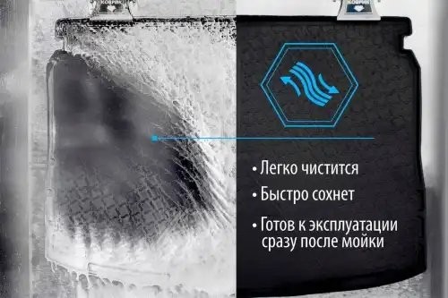 коврик багажника!полиуретан\Nissan Terrano III (полный привод) 14-17 17> 14108004 RIVAL