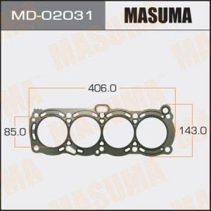 прокладка ГБЦ!\ Nissan Prairie/Bluebird/Laurel 2.0 CA20E/S/ES 84-94 MD-02031 MASUMA
