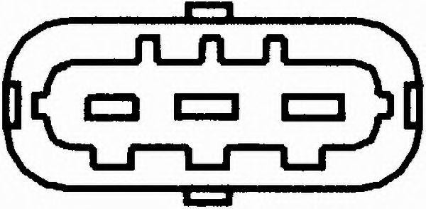 Датчик положения распредвала OPEL Astra G,Vectra B HELLA 6PU 009 121-931 HELLA