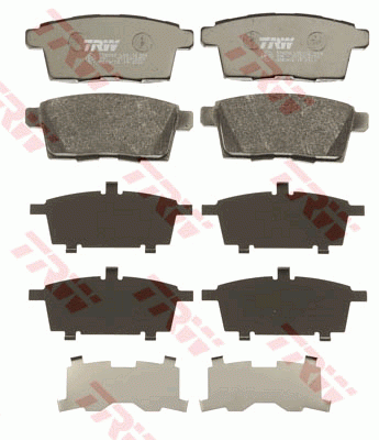 Колодки задние MAZDA CX-7, CX-9 GDB3472 GDB3472 TRW