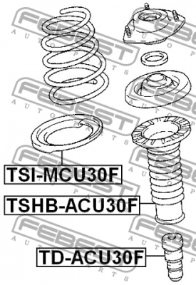 Проставка пружины TSI-MCU30F TSI-MCU30F FEBEST