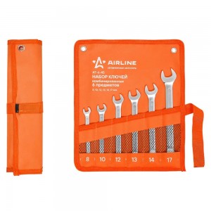 Набор ключей комбинированных PRO 6пр. (8-17мм) сумка (AT-6-45) AT645 AIRLINE