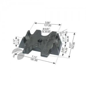 площадка рессоры !задней 5.5 360078 MANSONS