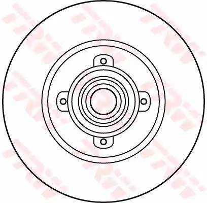 PEUGEOT 308 (2007>) С ПОДШИПНИКОМ DF6042BS TRW