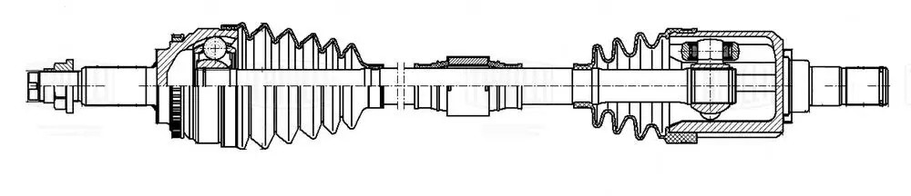 Привод для а/м Chery Tiggo 7 Pro (20-) 1.5T (перед. прав.) (AR 2702) AR 2702 TRIALLI