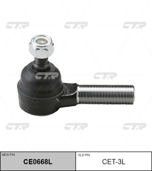 Наконечник рулевой тяги TOYOTA Land Cruiser (81-) левый CTR CE0668L CTR