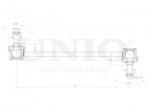 Стойка стабилизатора передняя SSP-50151 UNIO