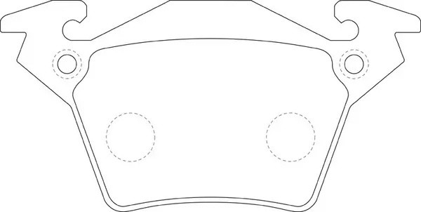 Колодки тормозные задние MERCEDES V-CLASS/VITO W638 97-03 BP31141 BP31141 SB NAGAMOCHI