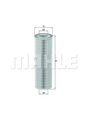 Фильтр масляный OX562D OX562D MAHLE KNECHT