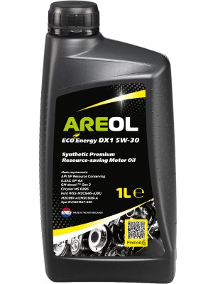 AREOL ECO Energy DX1 5W30 (1L) масло моторное! синAPI SQ RC, ILSAC GF-7A, Dexos1 5W30AR072 AREOL