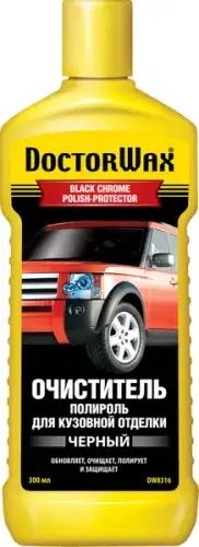 Полироль пластика и резины 300мл черная DOCTOR WAX DW8316 DOCTOR WAX