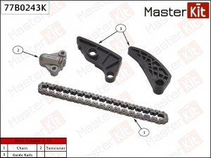 Комплект цепи балансирного вала MITSUBISHI Outlander 2.4 4B12 07- MASTERKIT 77B0 77B0243K MASTER KIT