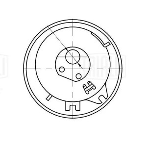 Ролик ГРМ Fiat Panda (12-) 1.1i/1.2i (натяж.) (CM 6099) CM 6099 TRIALLI