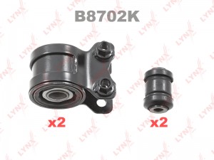 Комплект сайлентблоков рычагов передней подвески B8702K LYNXAUTO