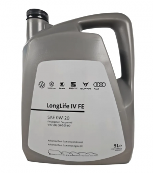 Зам на GS65577M4 Масло моторное синтетическое VAG Longlife IV FE 0W-20 5л GS6057 GS60577M4 VAG