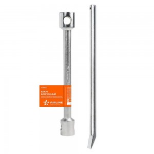 Ключ баллонный торцевой (24, 27) "AIRLINE" (L=400 мм) кованый с воротком ATAB012 AIRLINE