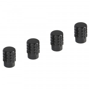 Колпачки на шинный вентиль K-7, черные, металл, 4 шт. AVC30 AVC30 AIRLINE