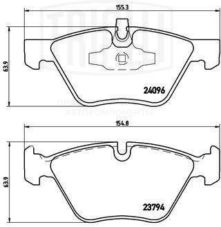 Колодки торм. Jeep Grand Cherokee II (99-) диск. зад. (PF 4043) PF4043 TRIALLI